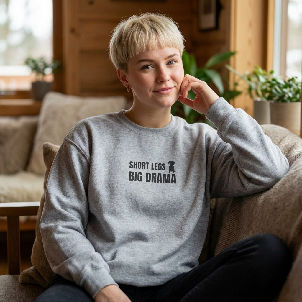 Short Legs Big Drama sweatshirt