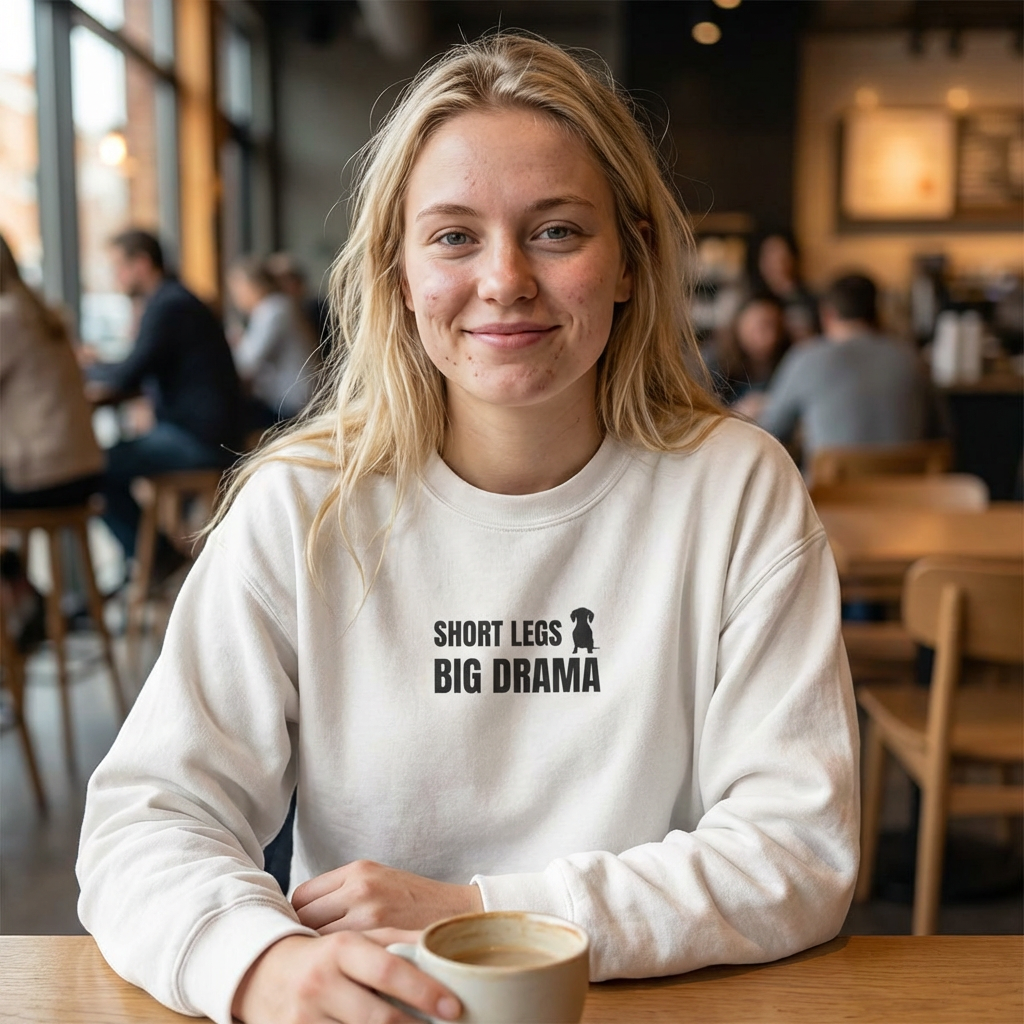Short Legs Big Drama sweatshirt